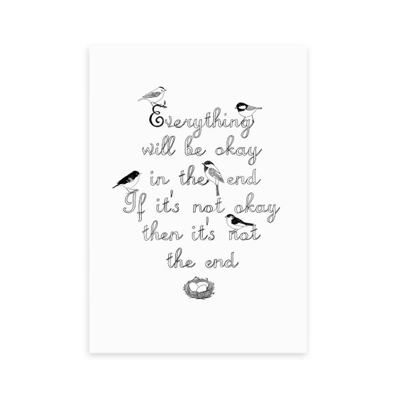 East End Prints Everything Will Be Okay Framed Print 2