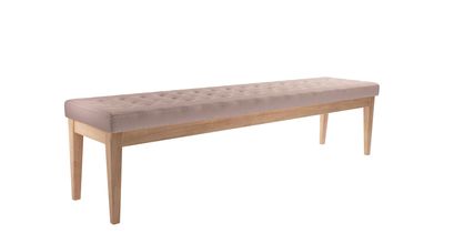 Buttons Bench in Orchid Cotton Matt Velvet - sofa.com