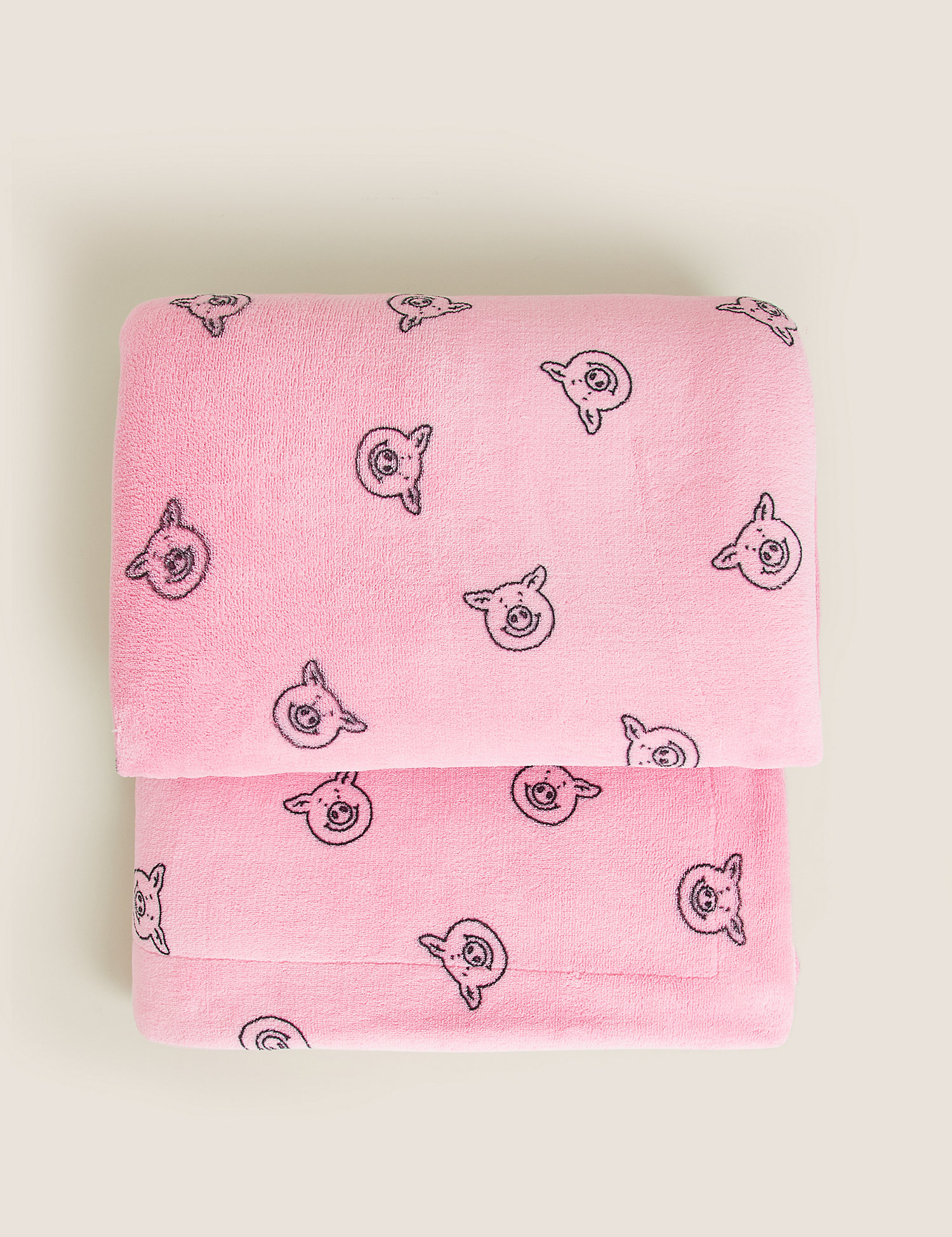M&S Fleece Percy Pig™ Throw