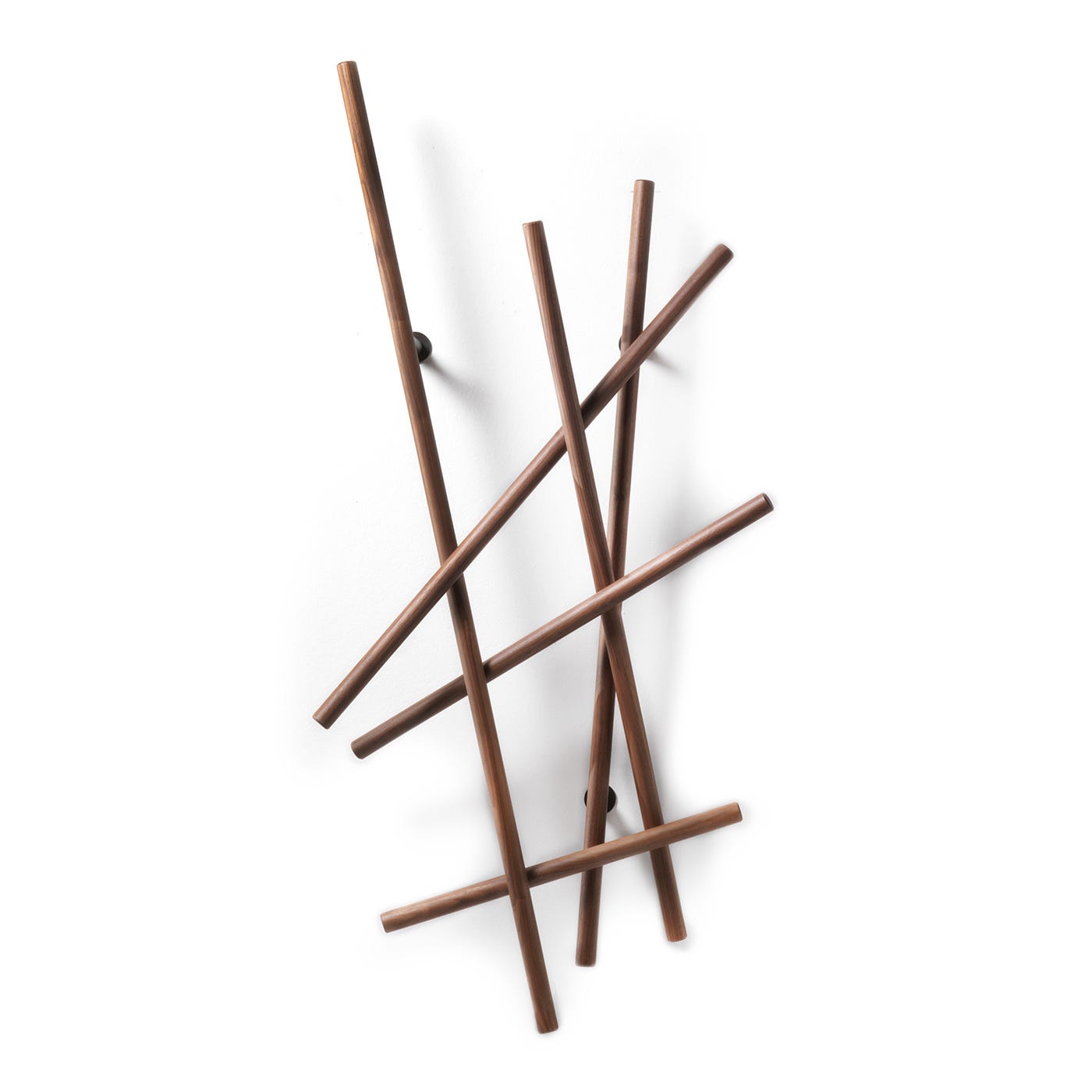 Porada Sketch Wall Hanger Walnut Brushed Anthracite