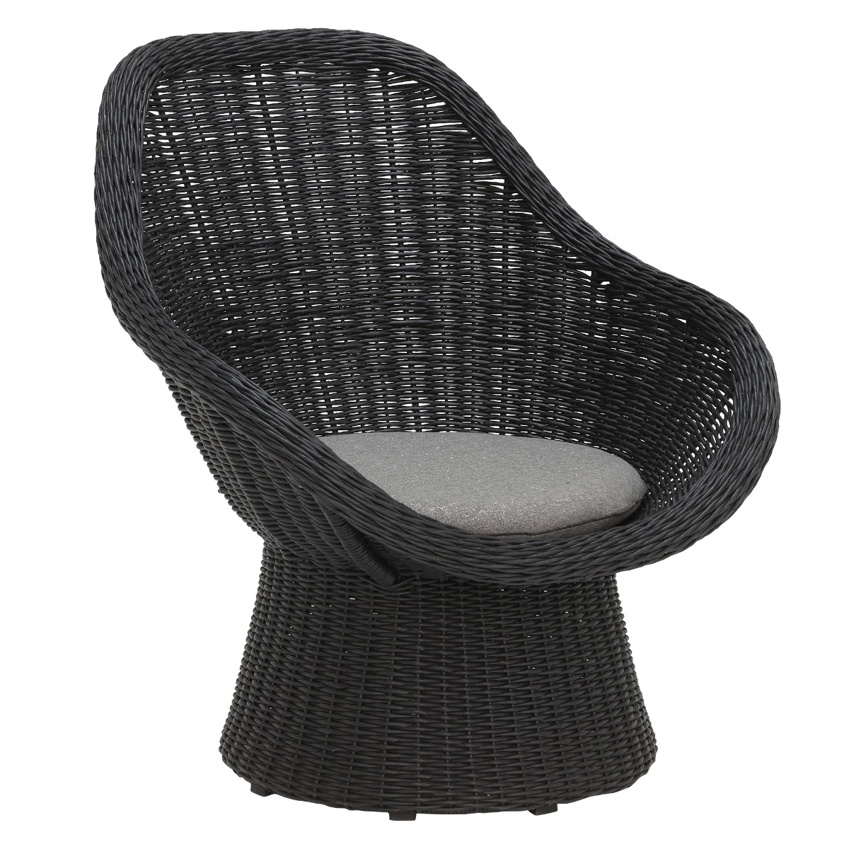 Santorini Garden Lounge Chair, Lava and Dove Linen