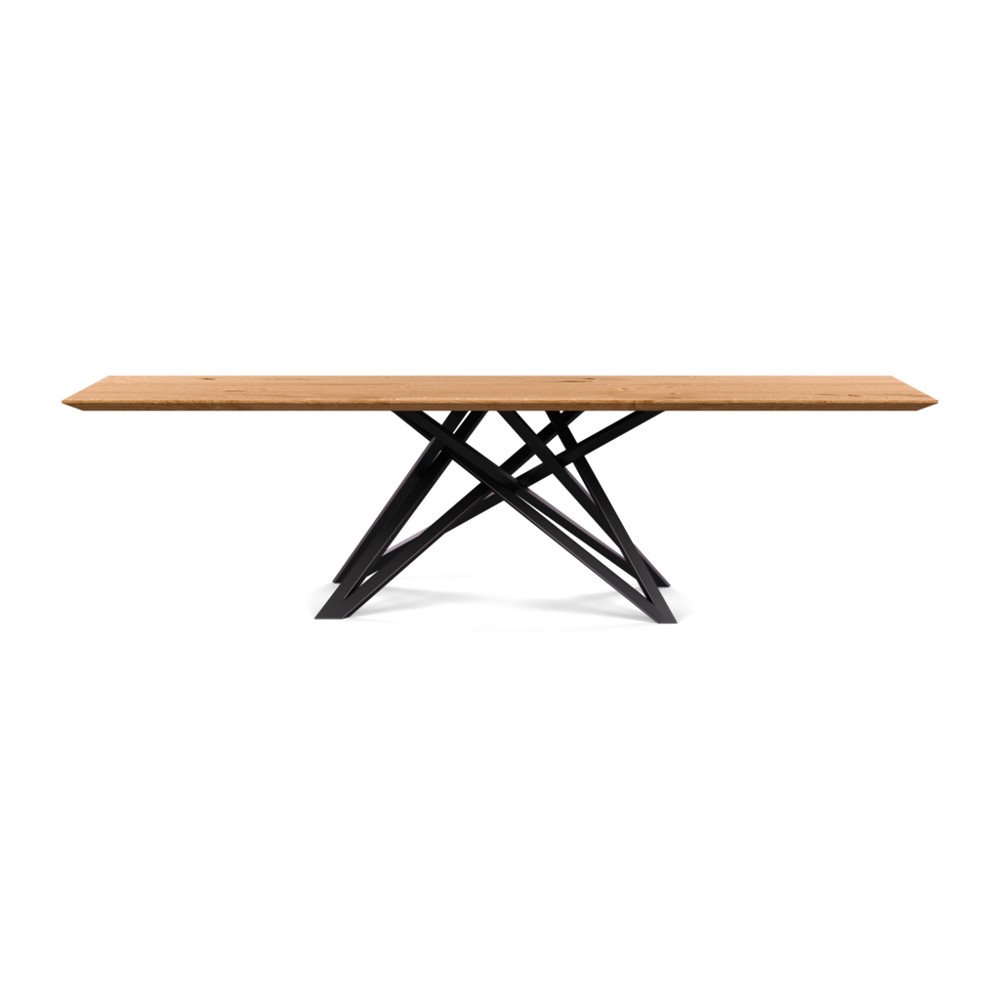 Heal's Vienna Dining Table 280x90cm Natural Oiled Oak Chamfered Edge Not