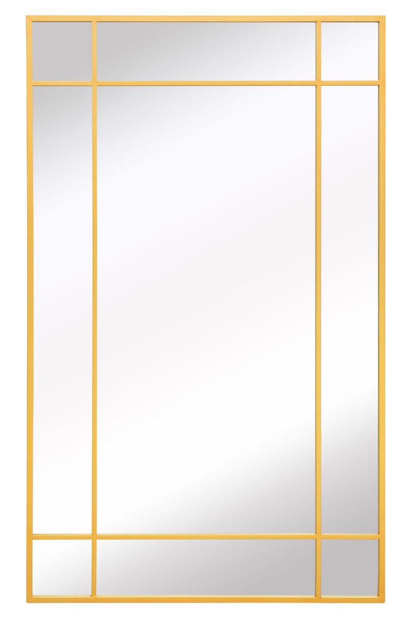 MirrorOutlet Gold Contemporary Wall & Leaner Mirror 71" X 43" (180 x 110CM) 3