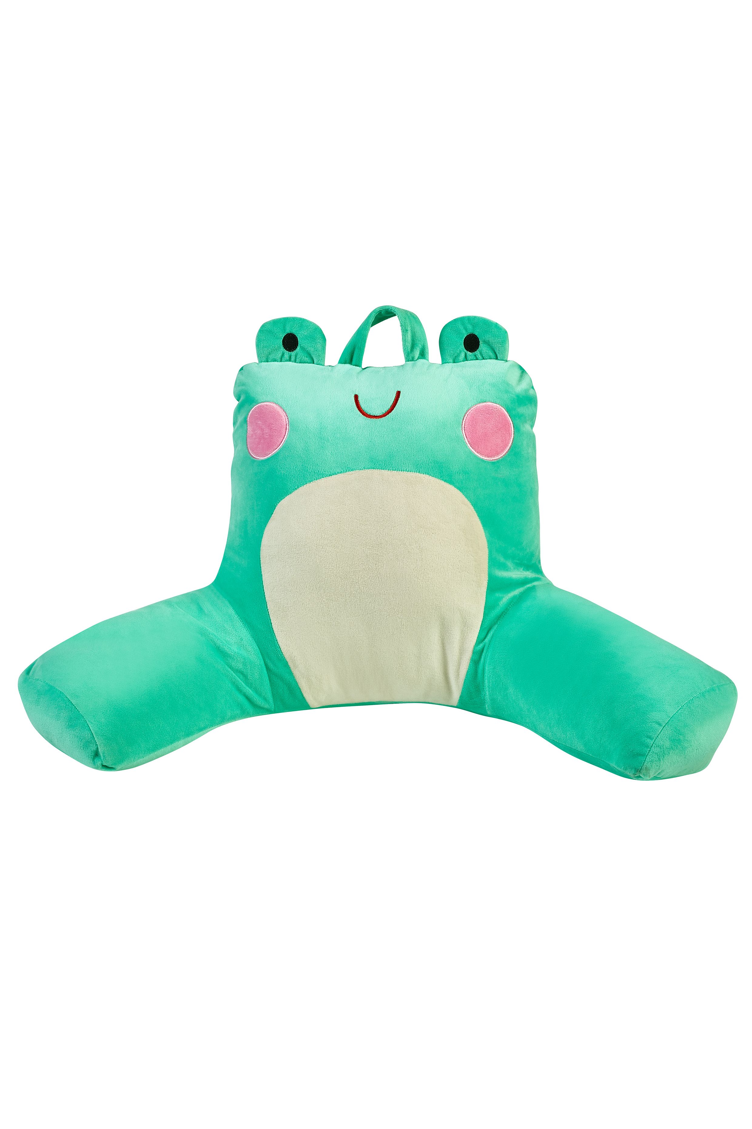 Catherine Lansfield 'Fran the Frog' Cuddle Cushion Back Rest in Green 4