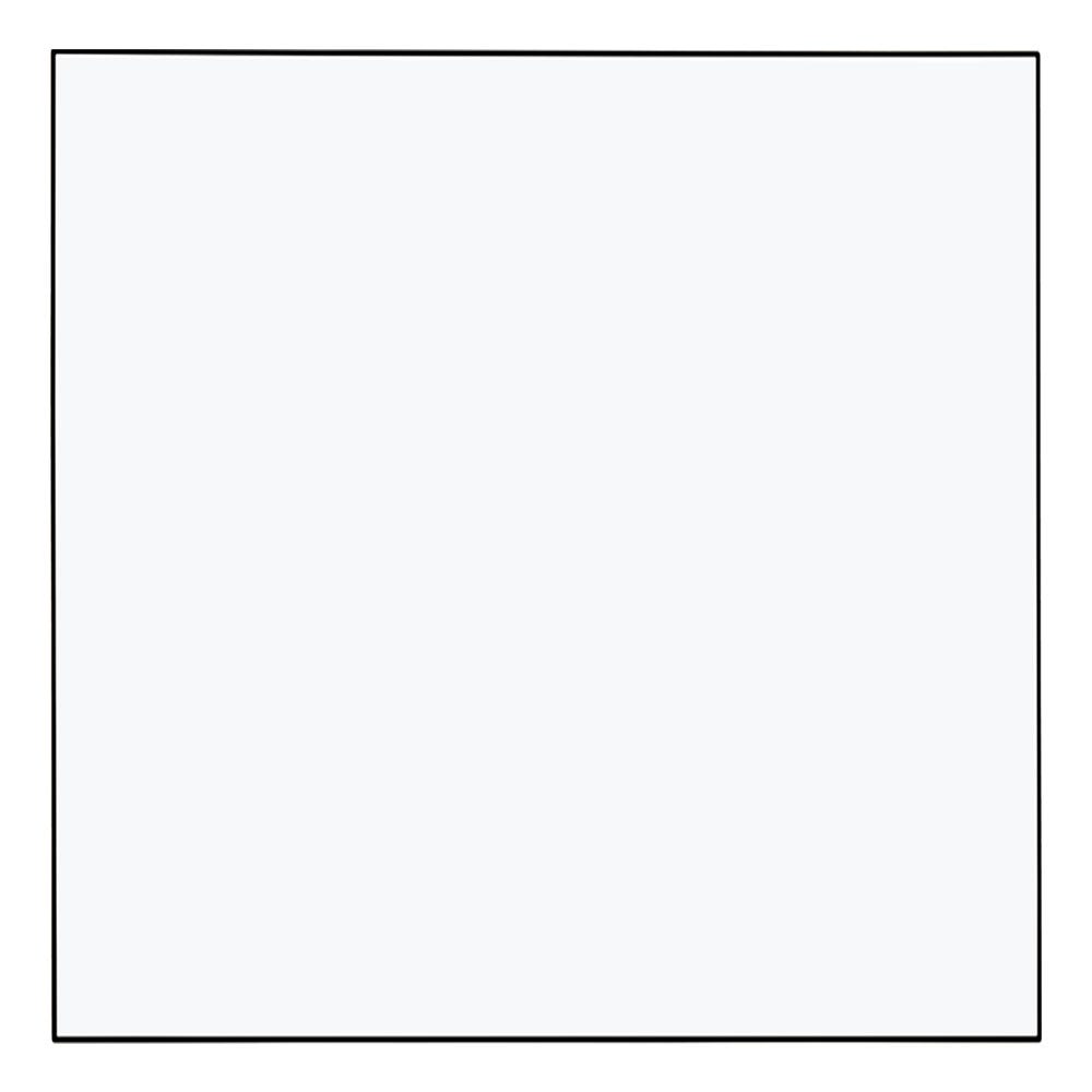 Heal's Fine Edge Mirror Rectangle 50x50cm Black