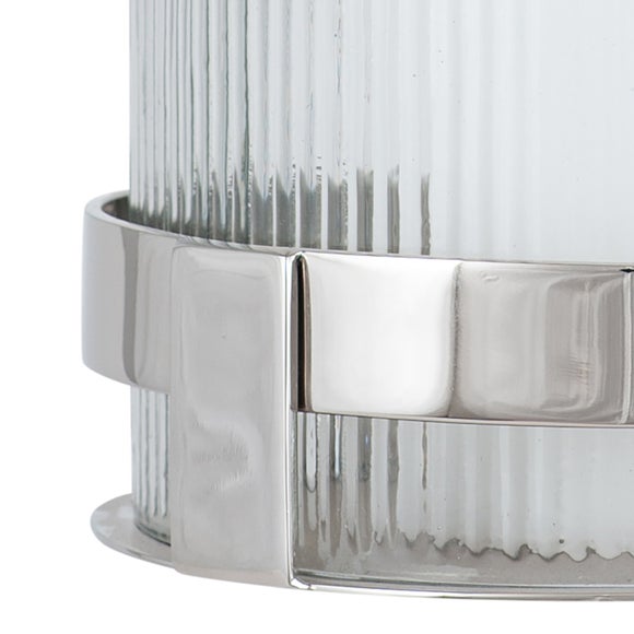 Metal and Glass Hurricane Lantern 4