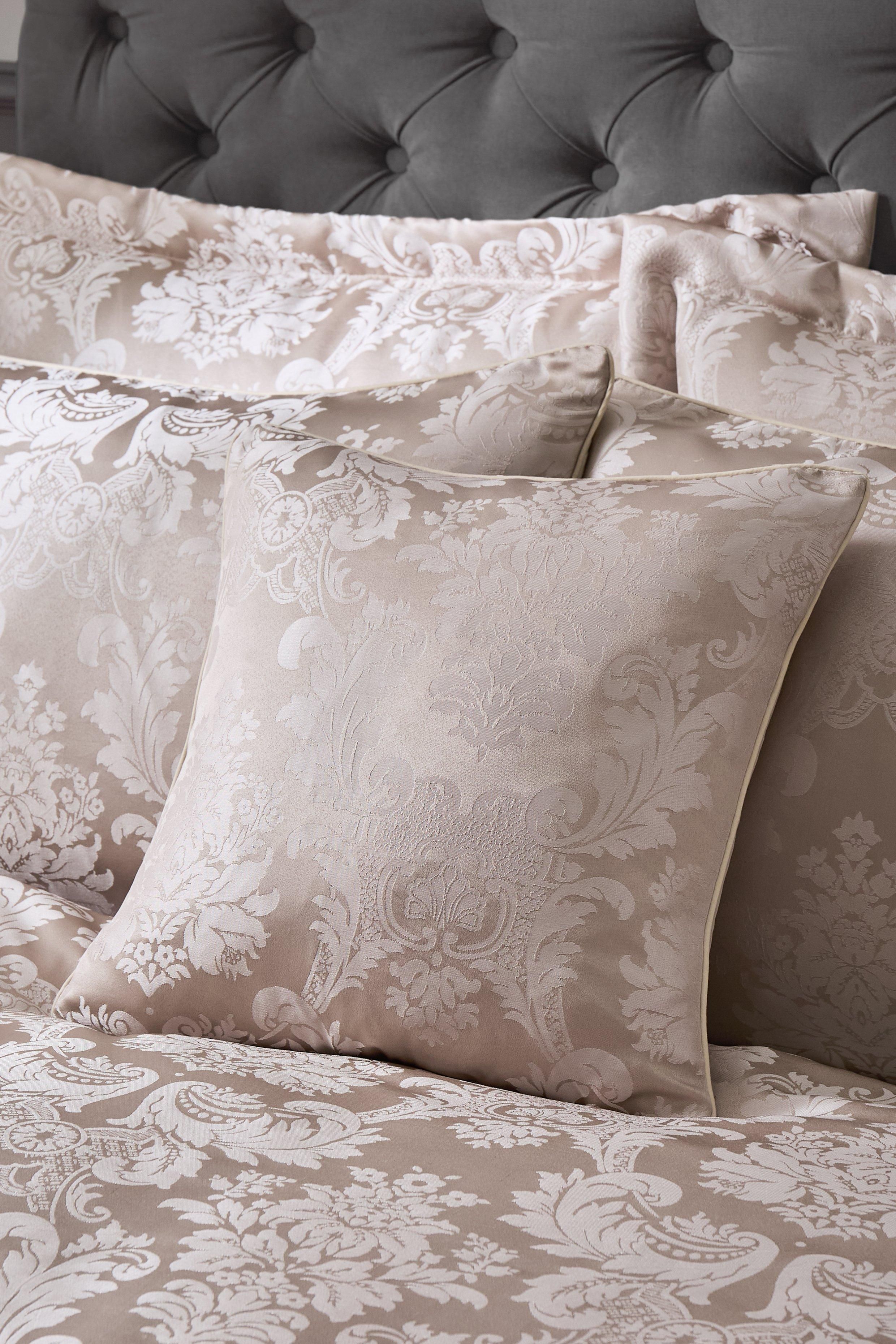 Catherine Lansfield 'Damask Jacquard' Cushion in Gold