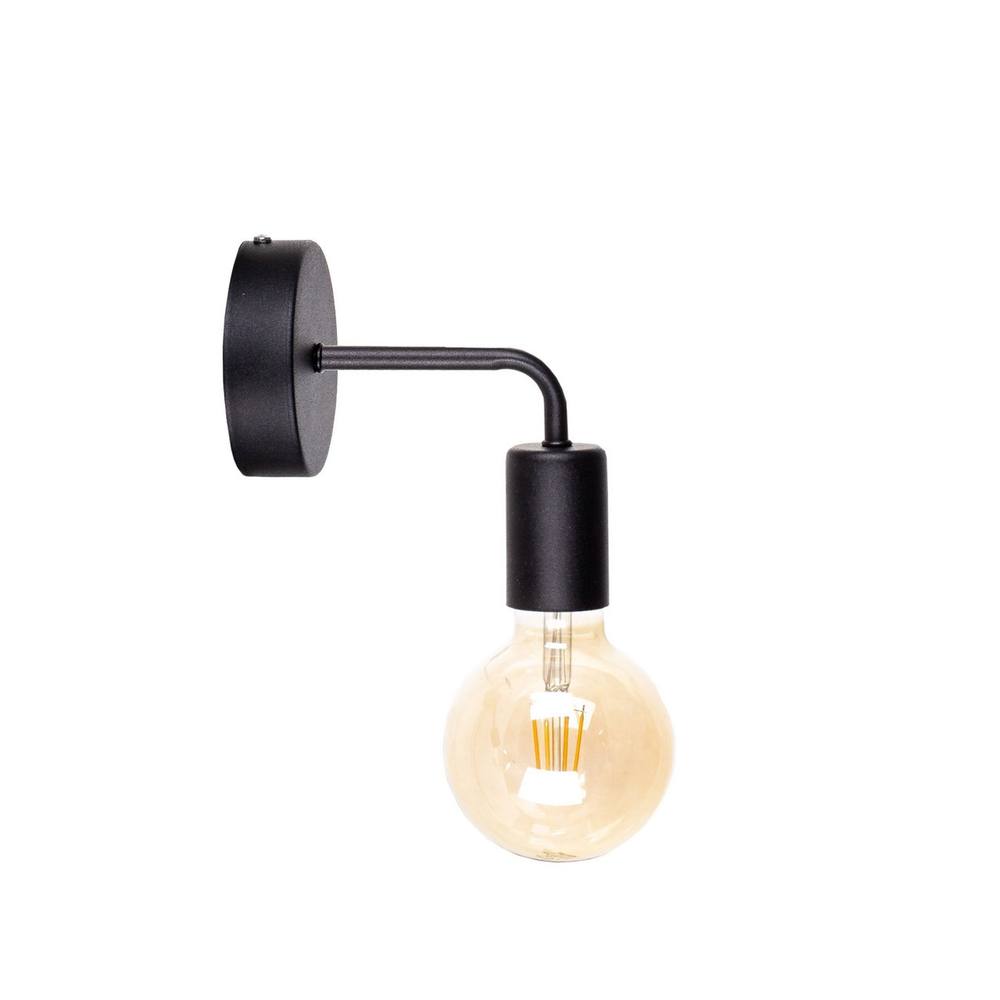 Netlighting Nixon Wall Lamp Black 16cm 1x E27