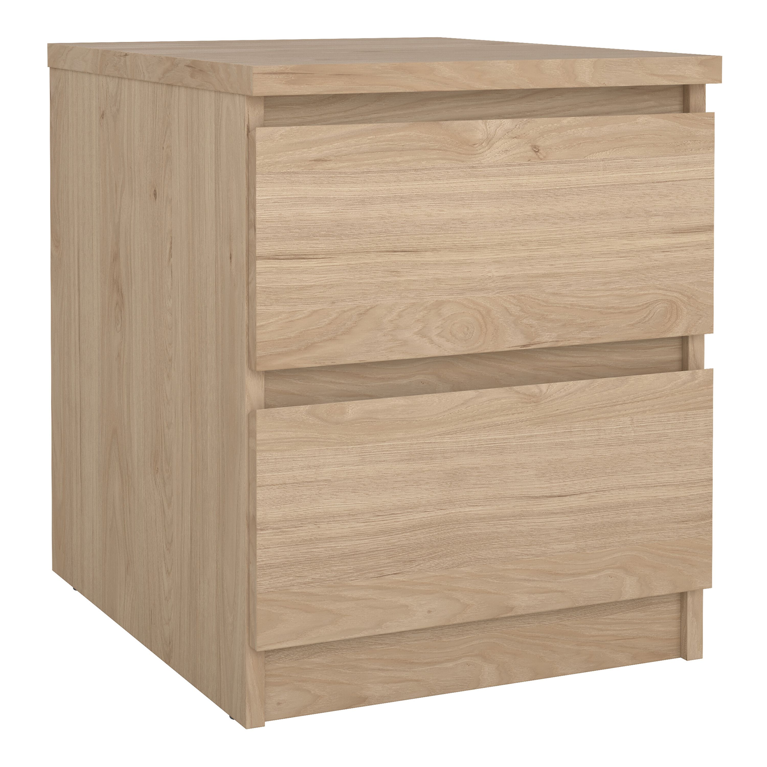 Furniture To Go Naia Bedside 2 Drawers in Brown