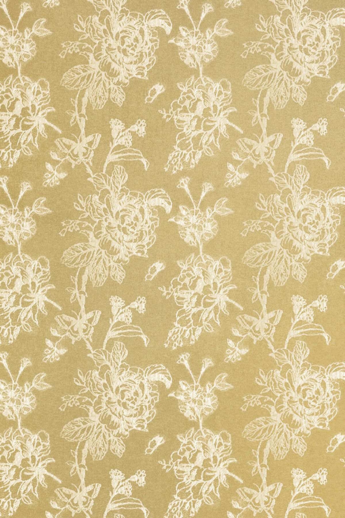 Dreams & Drapes 'Jasmine' Floral Jacquard Filled Cushion in Beige 2