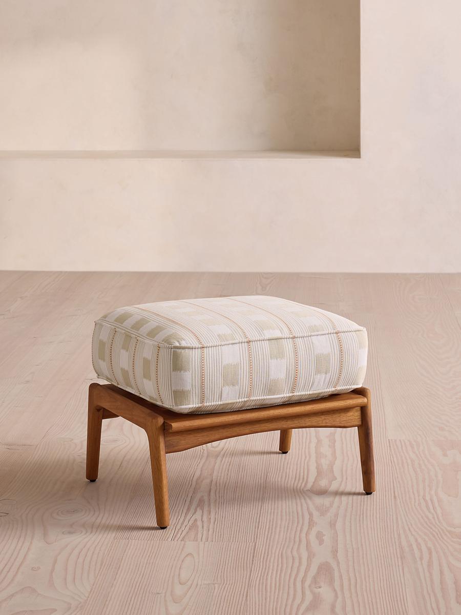 Eleonora Outdoor Footstool, Lost & Found, Latte