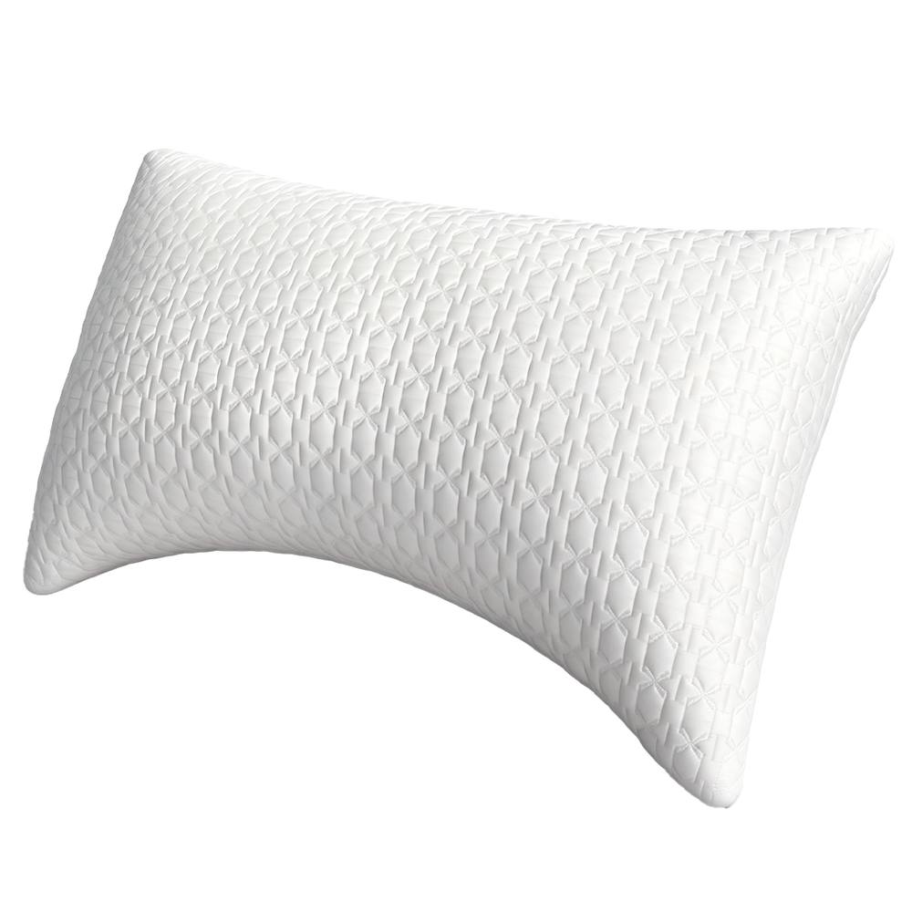 Lavio Pillow Memory Foam Side Sleeper Neck Pain Relief Adjustable Comfort in White