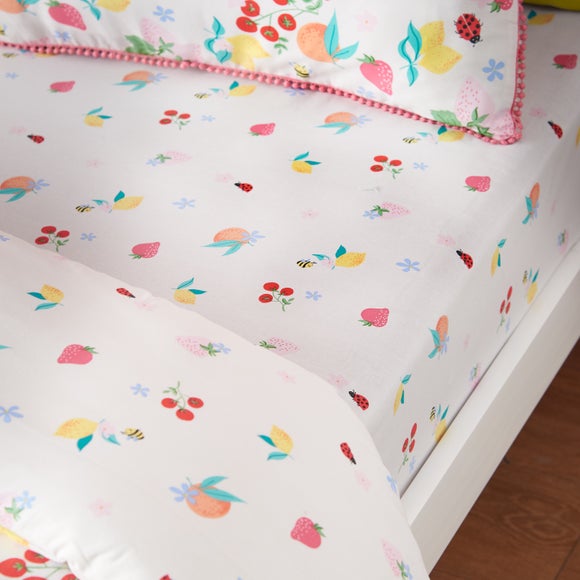 Catherine Lansfield Fruity Friends Fitted Bed Sheet