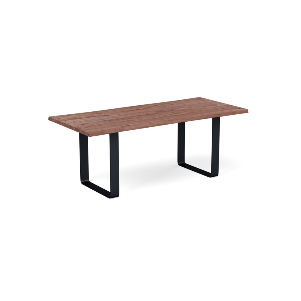 Heal's Prague Table 220x100cm Walnut Natural Edge Filled