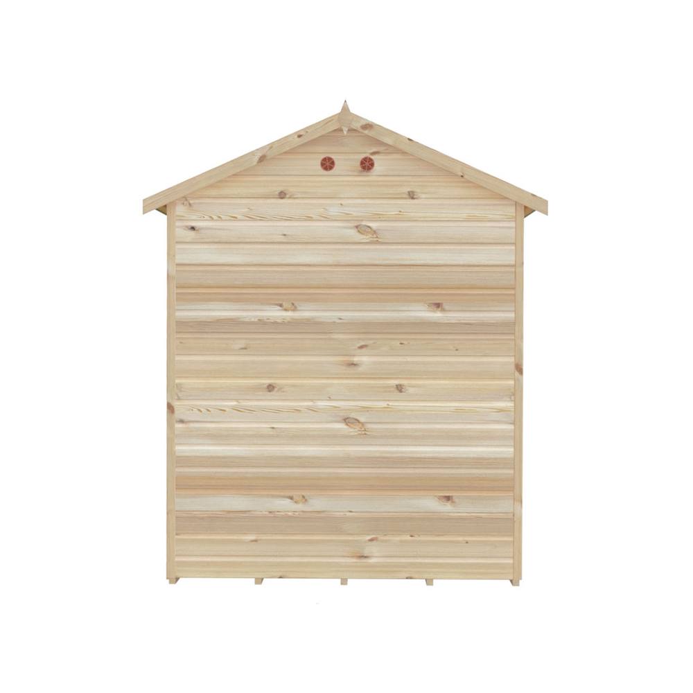 Shires Mayfield 20 x 6 Summerhouse - Wood - L179 x W595 x H240.9 cm in Light Brown 5