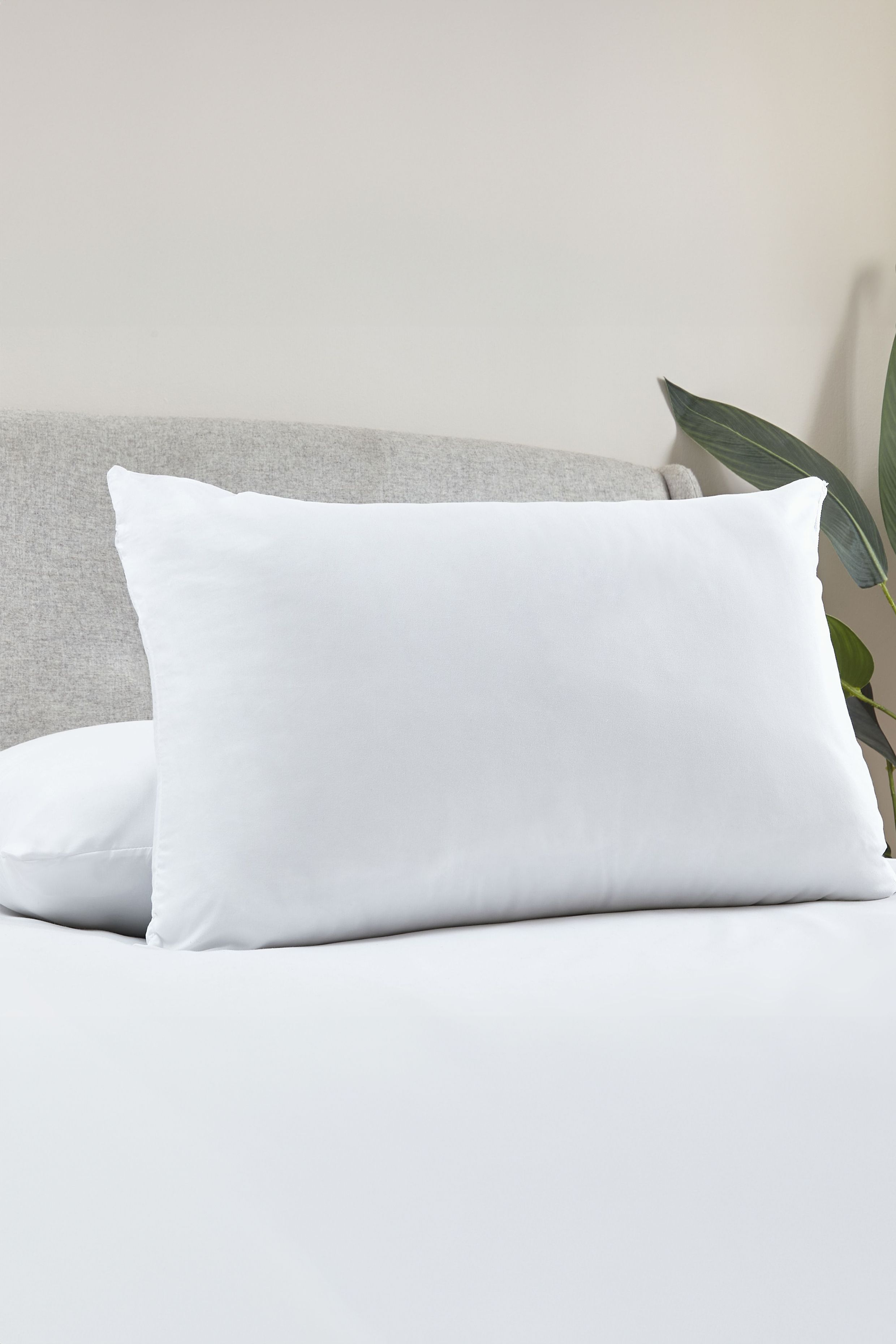 Catherine Lansfield 'Home Essentials' Microfibre Pillow Pair in White