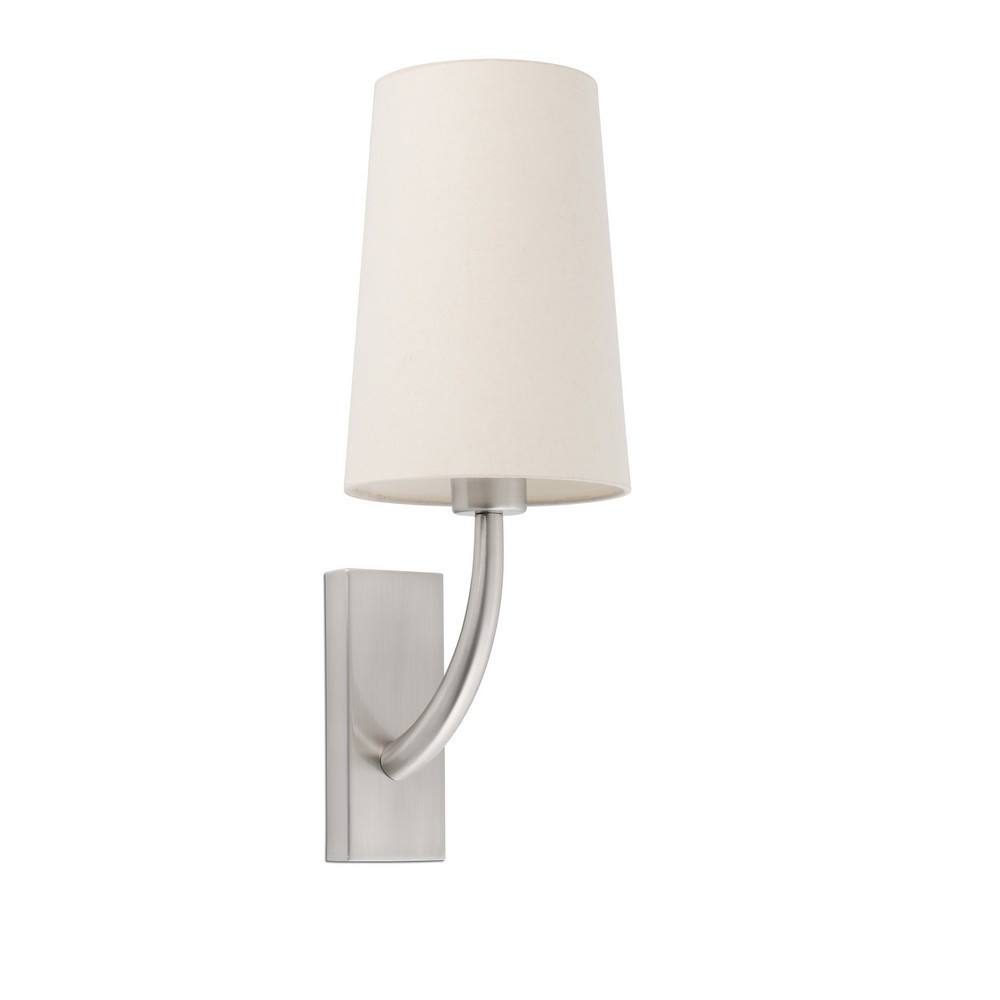 Netlighting Rem Wall Light with Shade Nickel E27 in Grey