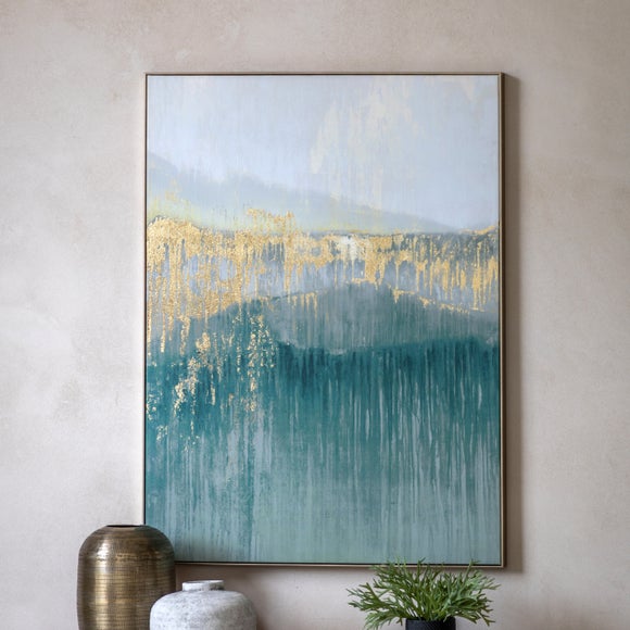 Cedar & Sage Early Morning Horizon Framed Canvas