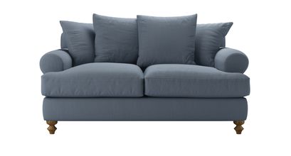 Teddy 2 Seat Sofa Bed in Loch Brushed Linen Cotton - sofa.com