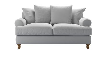 Teddy 2 Seat Sofabed in Graphite Smart Cotton - sofa.com