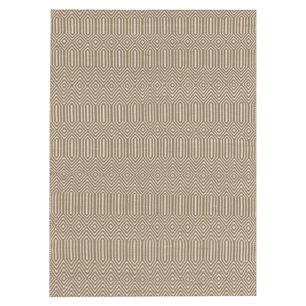 Twine Cotton and Wool Rug  Taupe