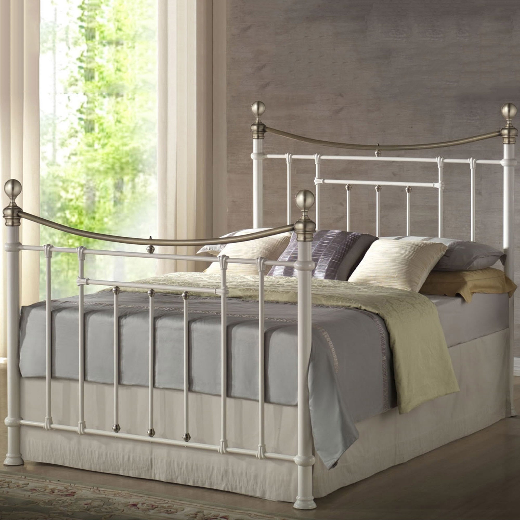 Bronte Bed Frame Cream