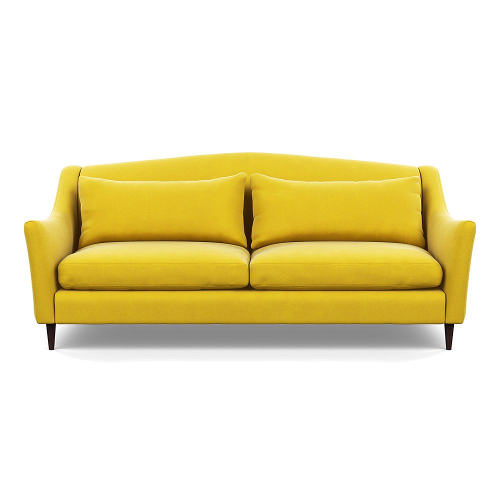 Heal's Somerset 4 Seater Sofa Varese Velvet Alchemilla Dark Stain