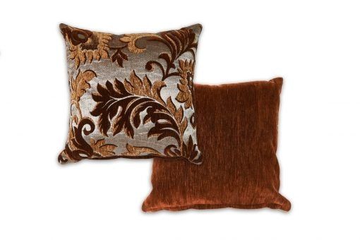New Edge Blinds Swirls Cushion Cover in Brown