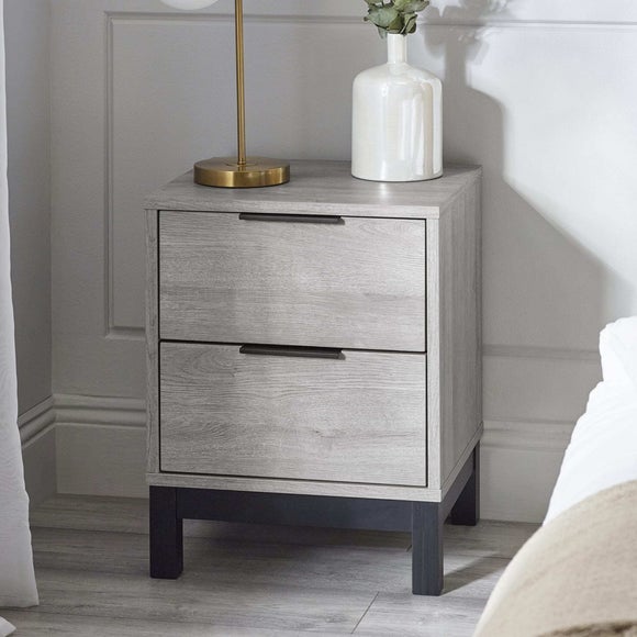 Bali 2 Drawer Bedside Table