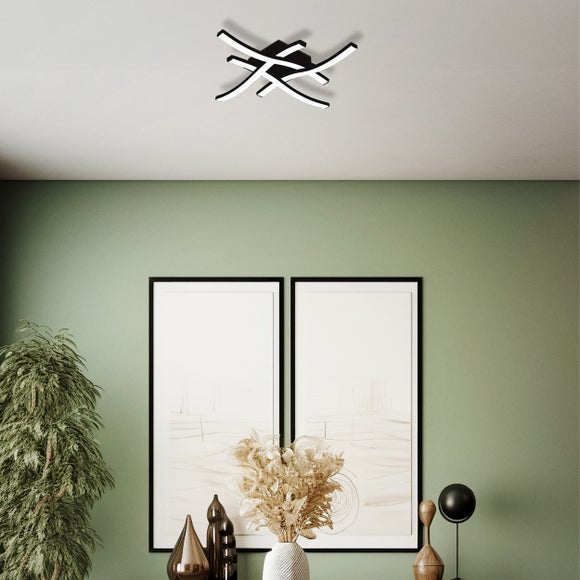 EGLO Cabezas E Large Flush Wall & Ceiling Light