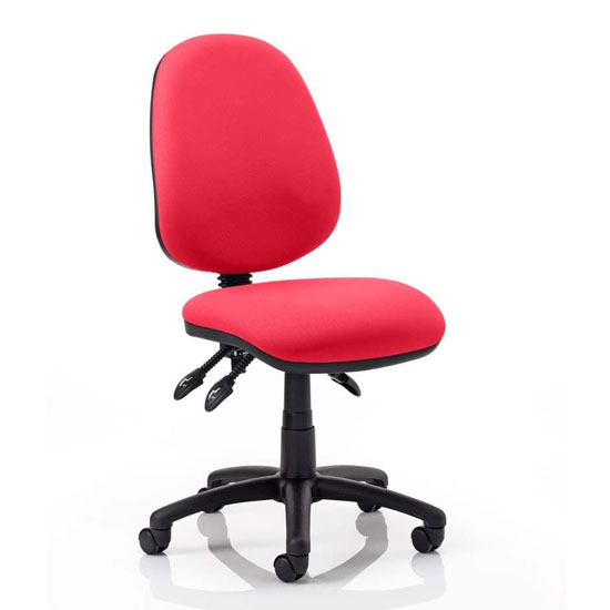 Luna III Office Chair In Bergamot Cherry No Arms