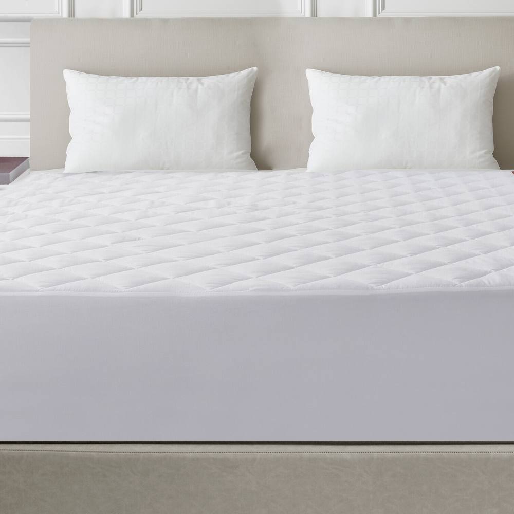 Velosso Quilted Mattress Protector Hypoallergenic in White