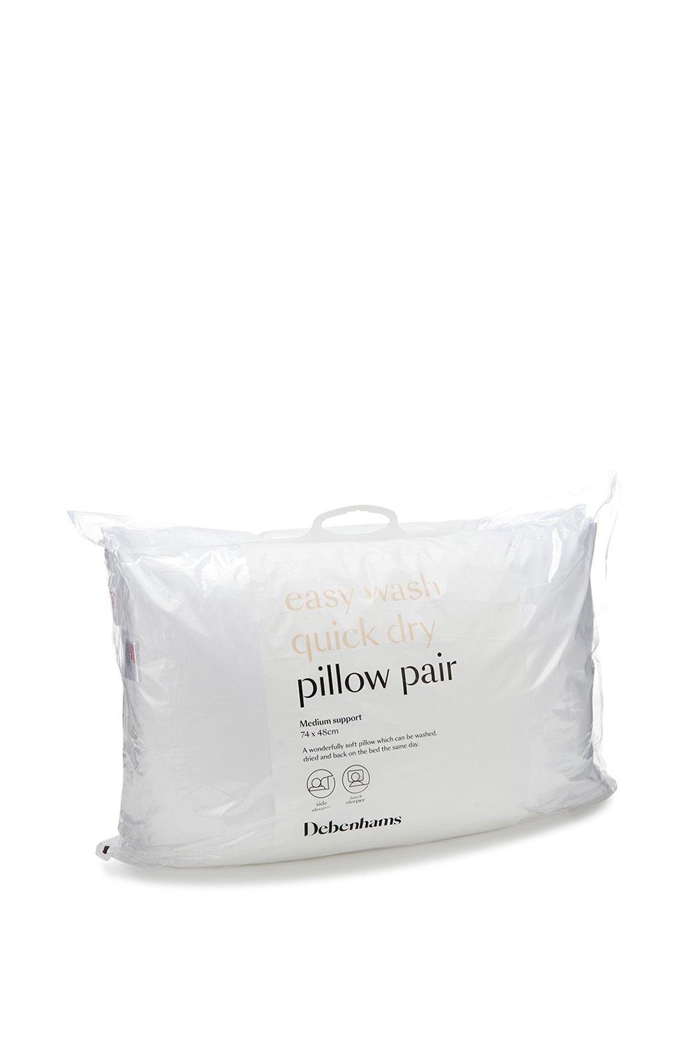 Easy Wash Quick Dry Pillow Pair