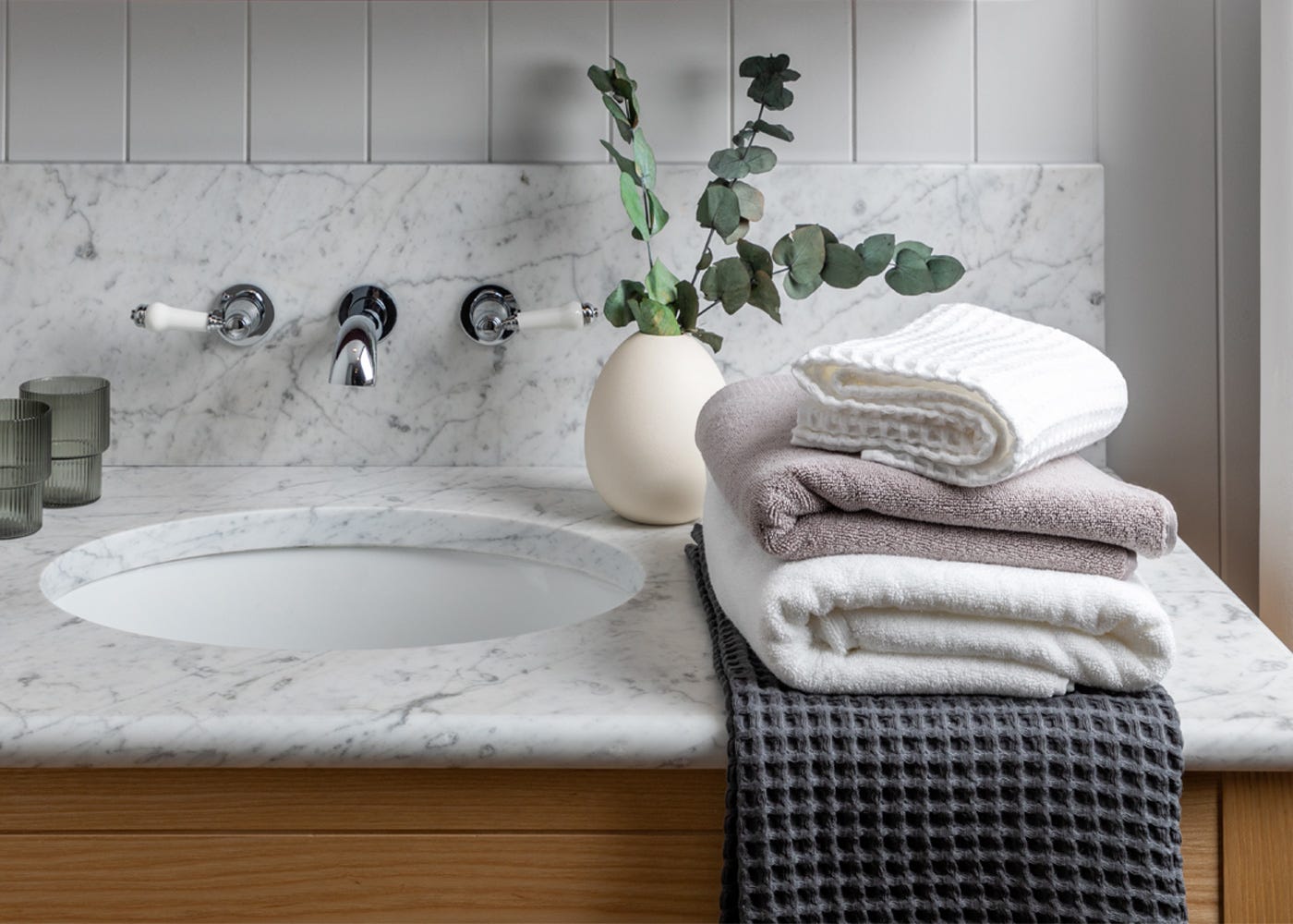Heal's Spa Hand Towel White 3