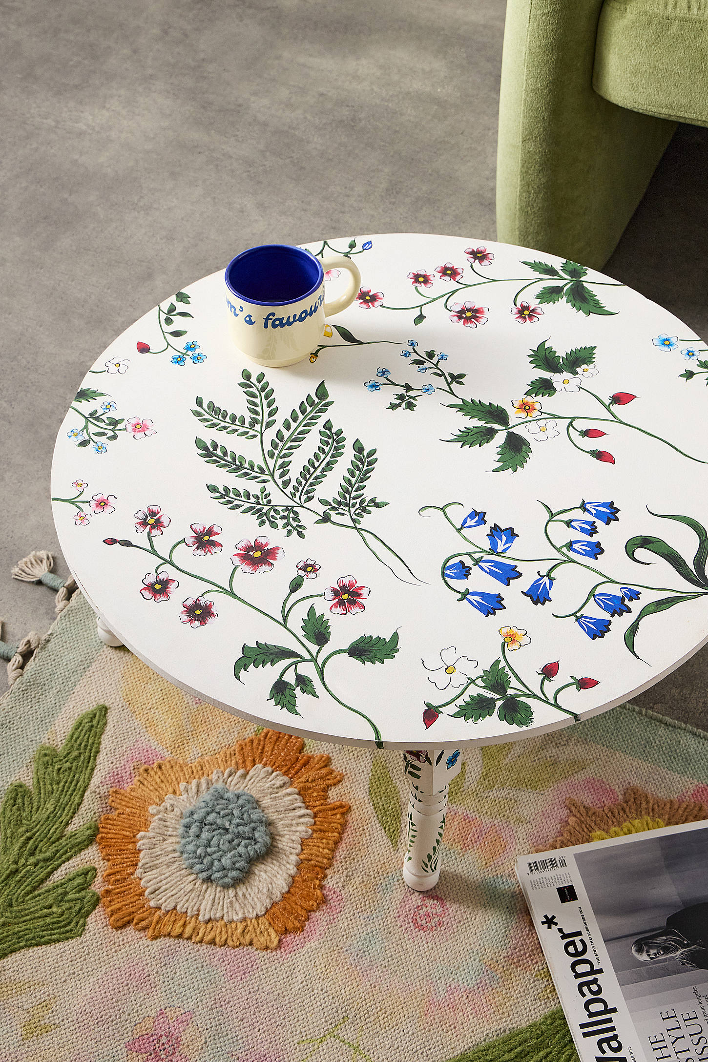 Vintage Floral Coffee Table