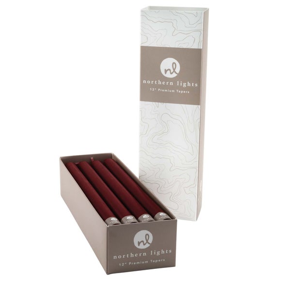 Northern Lights Set of 12 Taper Candles