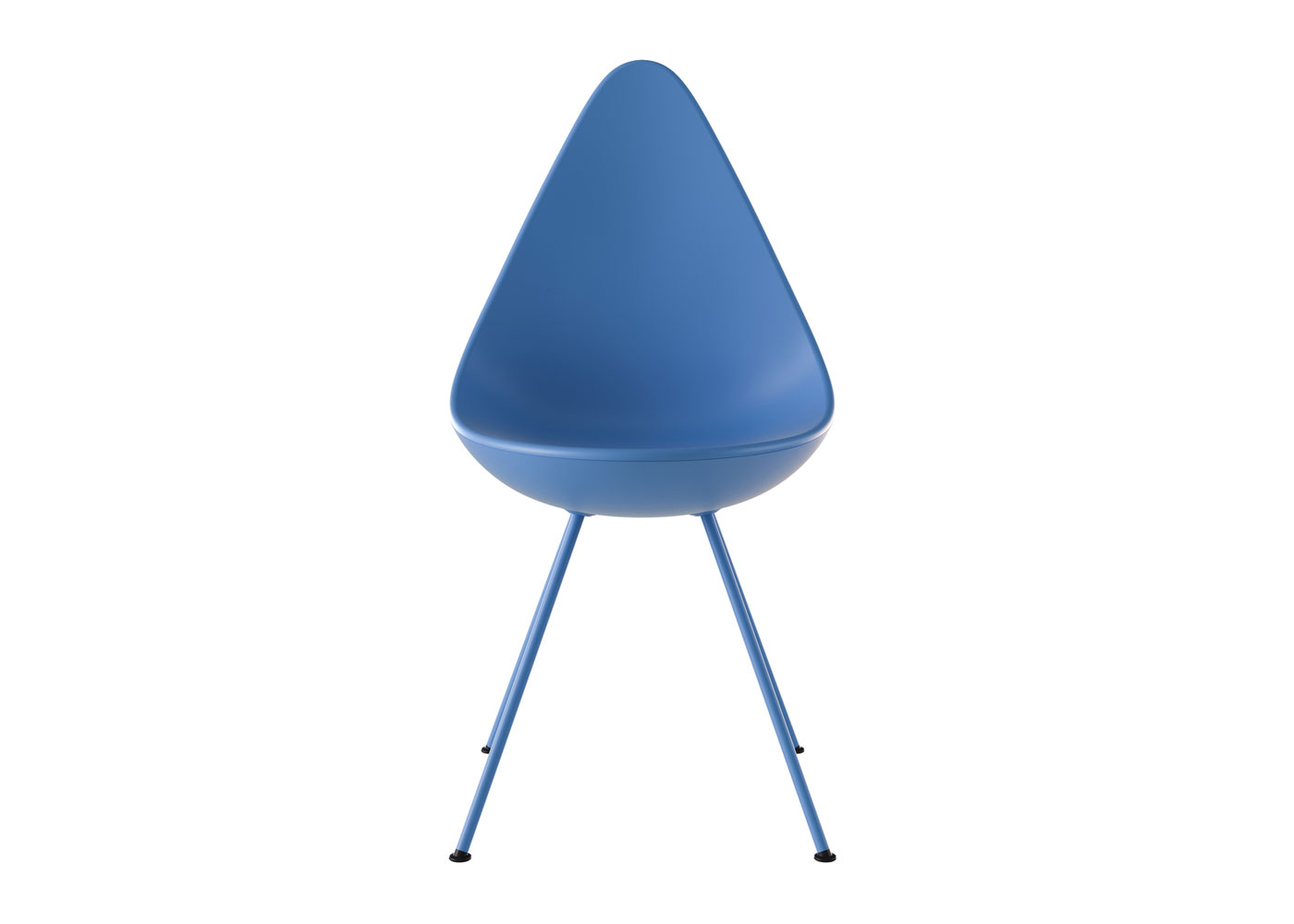 Fritz Hansen Drop Chair Monochrome If in Doubt Blue