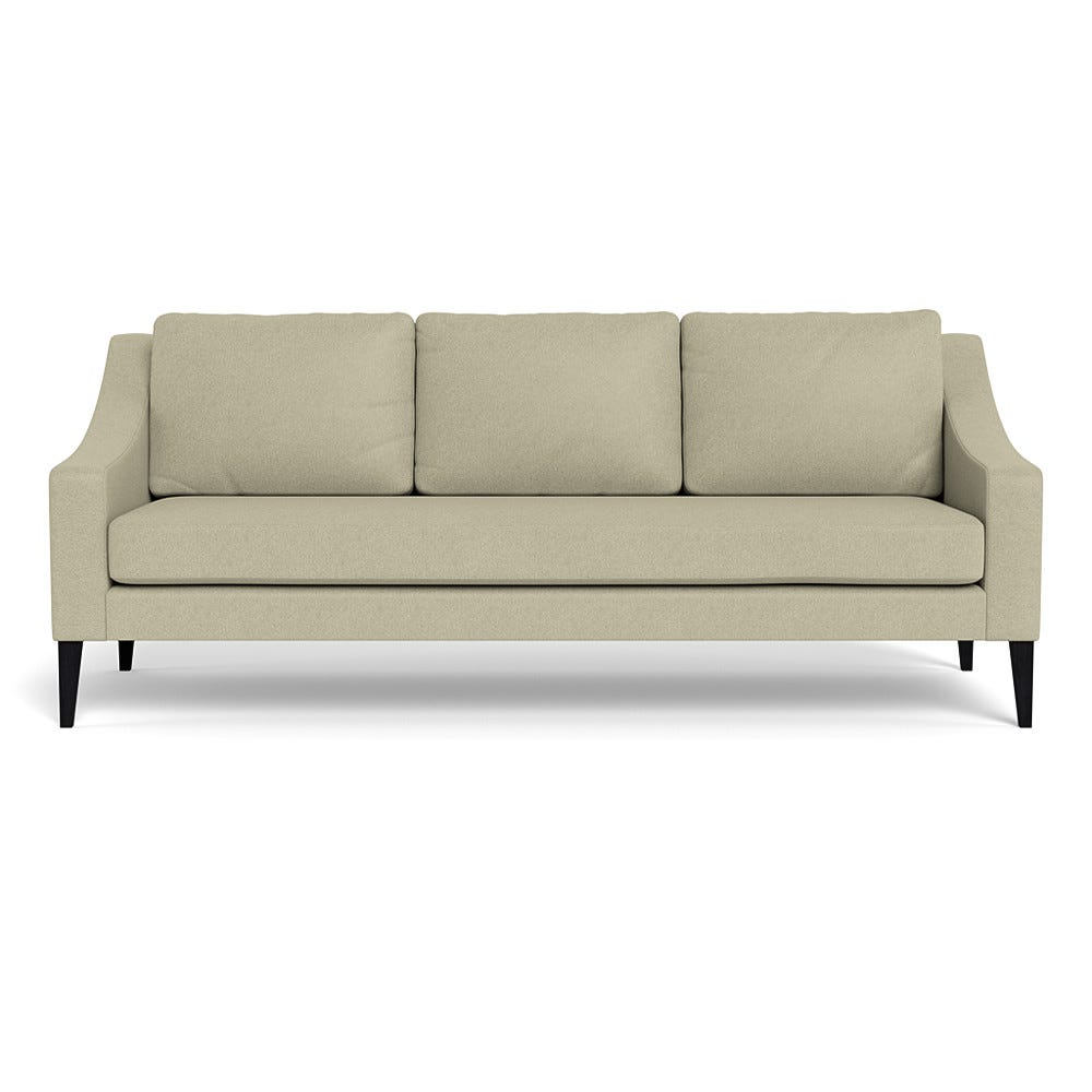 Heal's Richmond 4 Seater Sofa Cotton Grain Black Feet