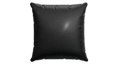 55x55cm Scatter Cushion in Smoke Soft Leather - sofa.com