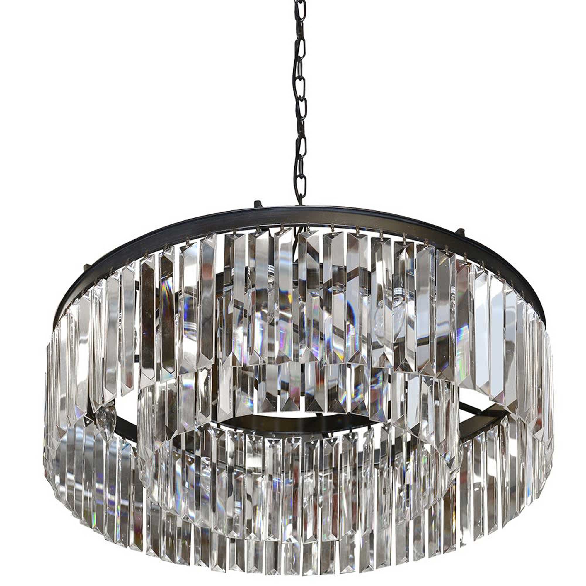 Large Crystal Chandelier, Clear Glass | Barker & Stonehouse