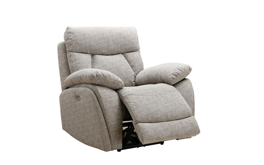 ScS Living Fabric Lexington Power Recliner Chair