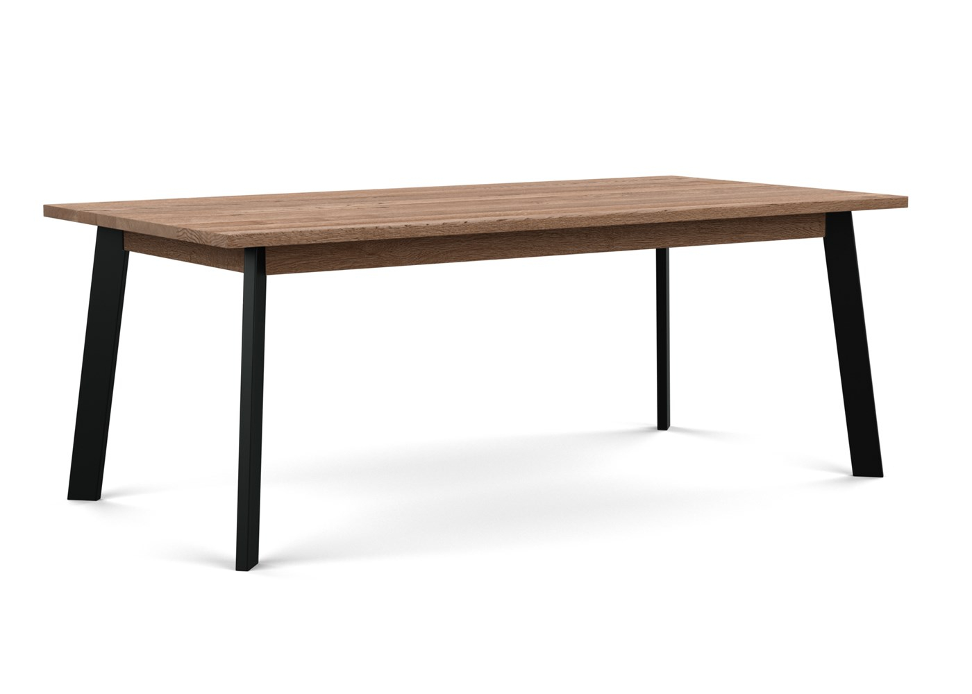 Heal's Nova Extending Dining Table Smoked Oiled Oak L200 + 50cm x2