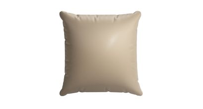 45x45cm Scatter Cushion in Coconut Soft Leather - sofa.com