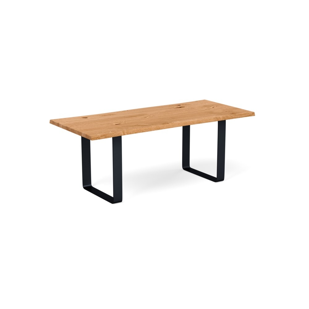 Heal's Prague Table 280x100cm Natural Oak Natural Edge Not Filled