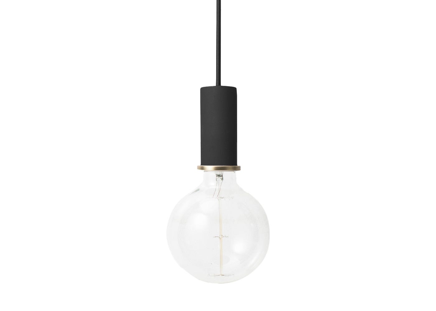 ferm LIVING Collect Pendant Light Black Low