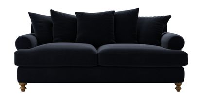 Teddy 3 Seat Sofabed in Pitch Smart Cotton - sofa.com