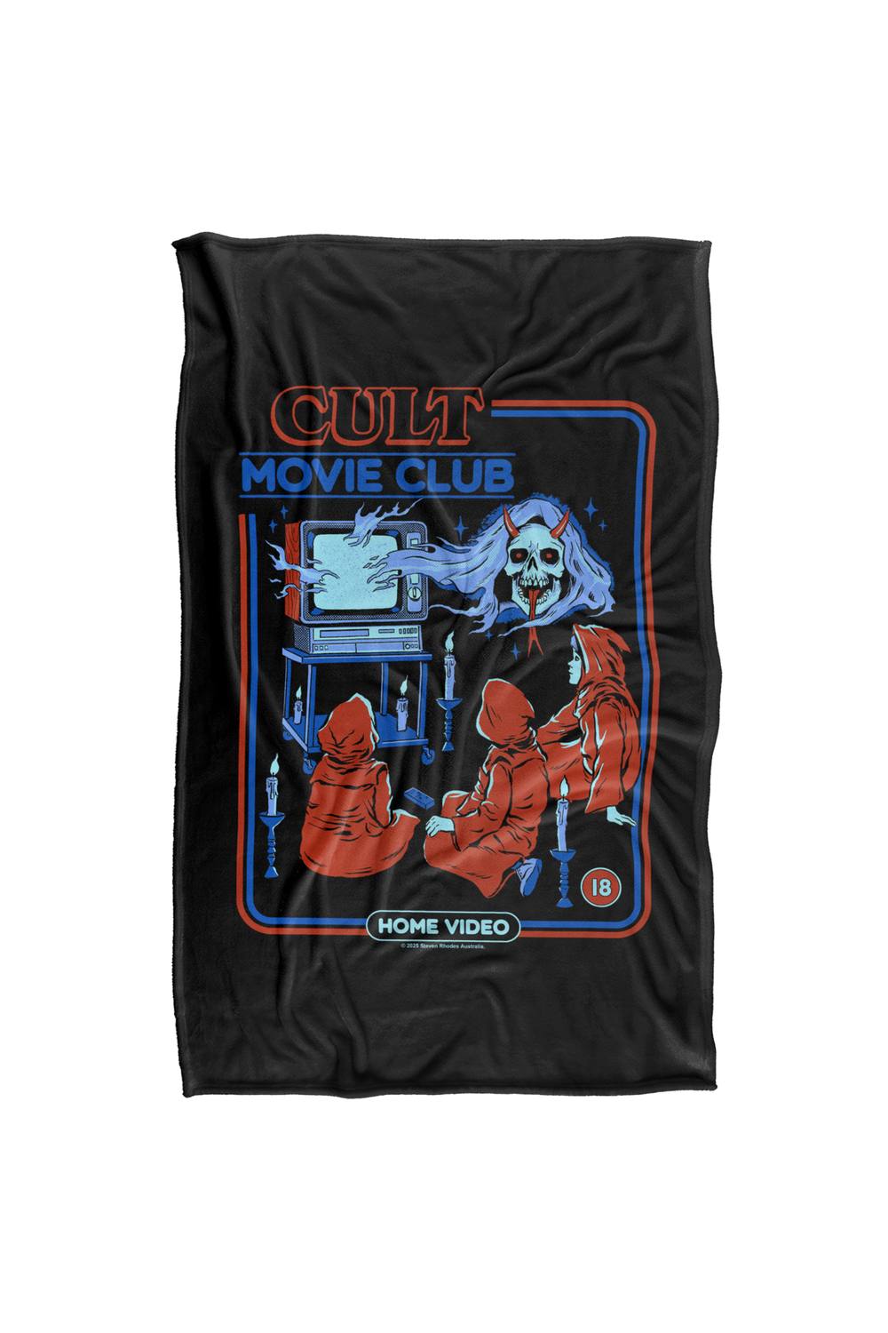 Steven Rhodes Cult Movie Club Silky Touch Super Soft Throw Blanket