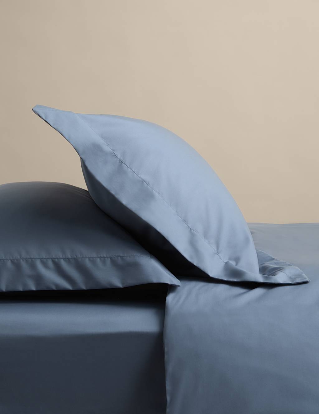 M&S Egyptian Cotton 400 Thread Count Oxford Pillowcase Slate Blue