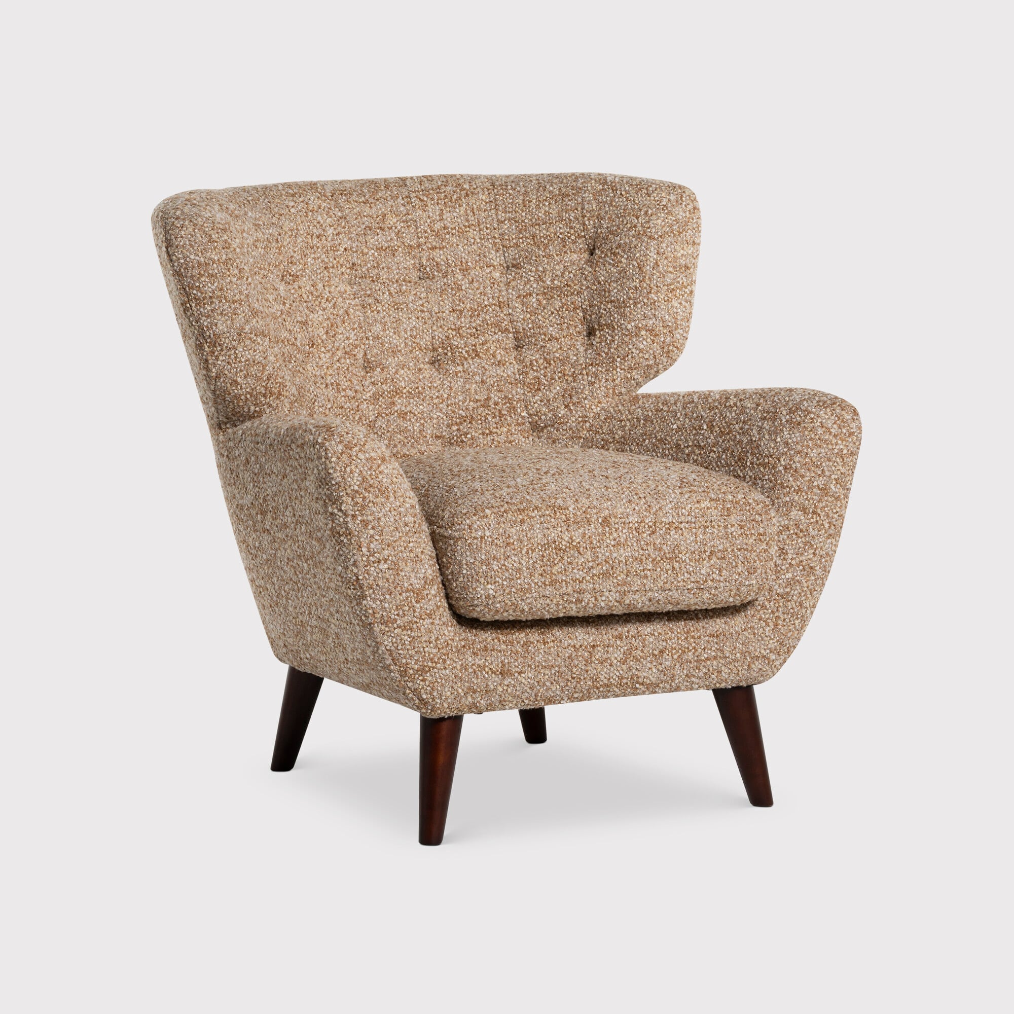 Wray Armchair, Brown Fabric | Barker & Stonehouse