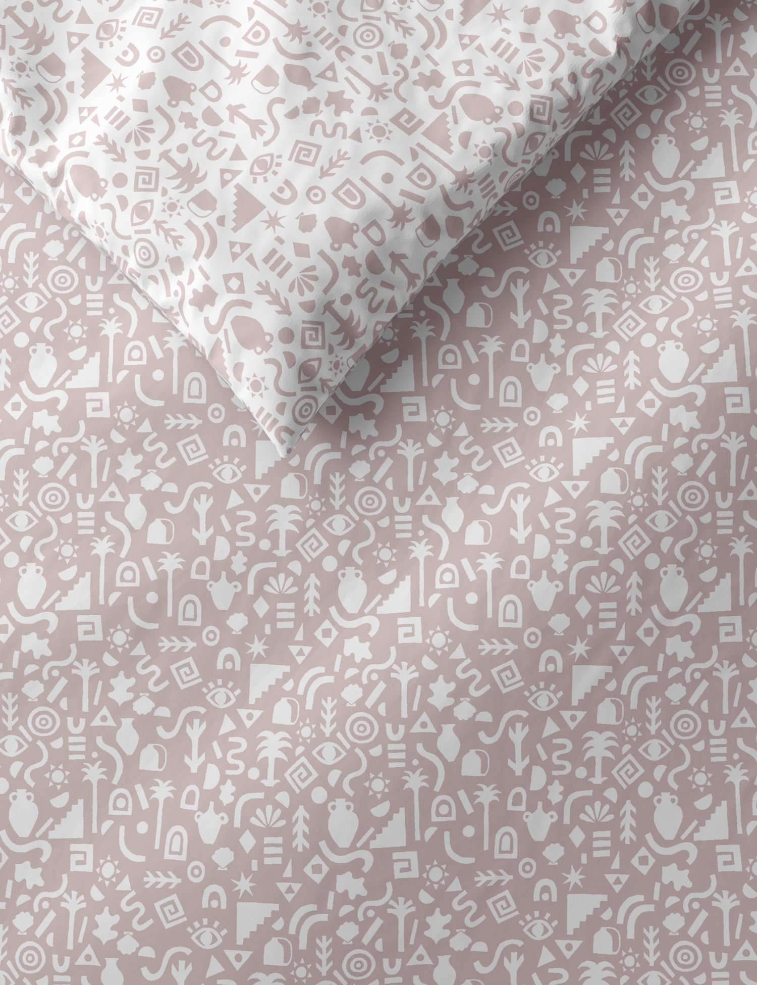 M&S Pure Cotton Grecian Bedding Set